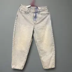 H&M バレル ルーズフィット ハイウエスト デニム 38