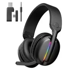 ゲーミングヘッドセット PS5 ゲーミングイヤホン 2.4G 有線 ワイヤレス