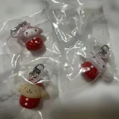 サンリオ　いちごめじるしアクセサリー　マイメロディ　ポムポムプリン　シナモロール