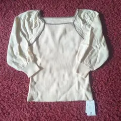 新品未着用タグ付き！ナチュラルビューティーベーシックリブニット