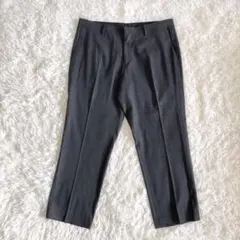 ユニクロ イージーケアストレッチスリムフィットパンツ スラックス W88 グレー