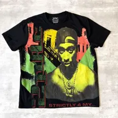 と*も様 【公式】2PAC ツーパック Tシャツ XL 黒 ブラバド ラップT