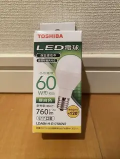 TOSHIBA LED電球 60形 760lm 120°