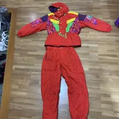 W*B様 スキーウェア　上下　セット　赤色