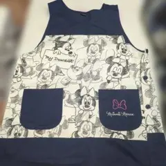 ミニーマウス 保育士 エプロン M〜Lサイズ