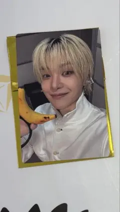 TREASURE はぴだんぶいコラボカフェ大阪　予約特典ジフン　トレカ