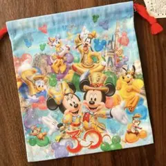 Disneyリゾート　東京ディズニーランド30周年記念巾着　タグ付