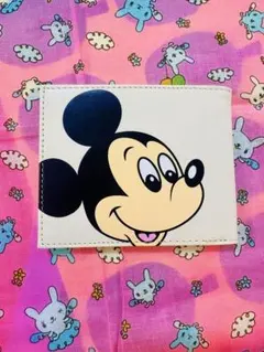 古着屋　レトロ　ヴィンテージ　Disney ミッキーマウス 二つ折りパスケースのサムネイル