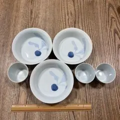 橘吉　蕪紋様蕎麦鉢3セットのサムネイル