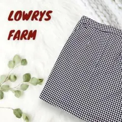 ローリーズファーム 千鳥柄チェックスカート 台形タイトミニ ギャル 韓国系