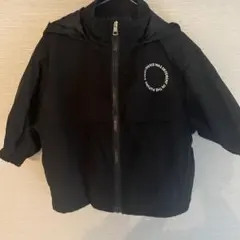 フード付き黒アウター サイズ90〜100
