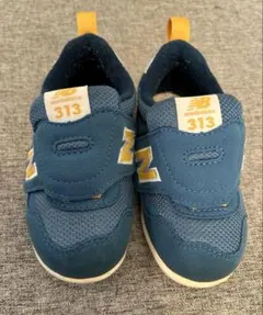 New Balance 313 ベビーシューズ 青/黄色　14cm