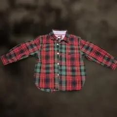 TOMMY HILFIGER チェック柄長袖シャツ