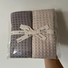 ifhome ワッフルフェイスタオル　セット