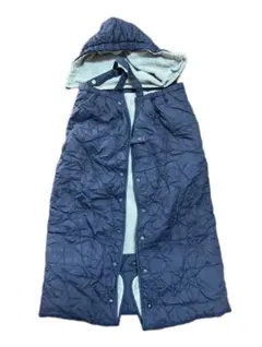 【即日発送】UNIQLO ネイビー フード付きブランケット　 ベビー