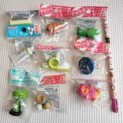 おもしろ消しゴムセット＋鉛筆