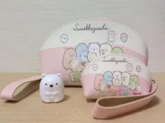 すみっコぐらし マルチポーチ　２セット　シロクマおまけ付