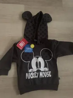 新品タグ付き　BABYDOLL ミッキー裏起毛パーカー　90