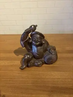 備前焼き福の神像 大黒像 約8cm - メルカリ