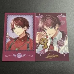 にじさんじ　Rose Valentine チェキ風カード　2種　ローレン