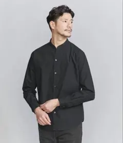 【新品】ユナイテッドアローズ　コットン バンドカラー スキッパーシャツ　Mサイズ