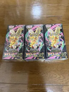 シュリンク付きポケモンカードMEGAハイクラスパックドリームex3BOX