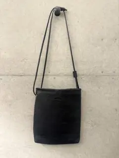 SLOW&CO スロウ　レザーショルダーバッグ　ブラック