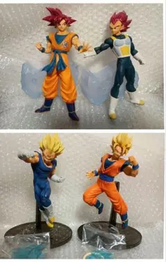 ドラゴンボール 超サイヤ人2孫悟空 魔人ベジータ ゴッド フィギュア