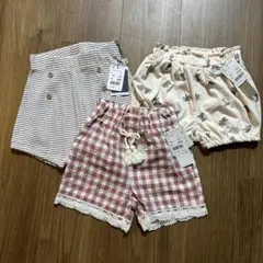 バースデイ　コトリ　ネネン　パーフェクトジョイ　ショートパンツ　90　3点セット