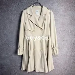 titty&Co. サイドプリーツトレンチコート Sサイズのサムネイル