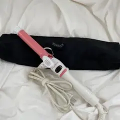 SALONIA セラミックカールアイロン25mm ピンク