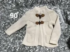 【美品】GAP 子供服 ベビー服 長袖 ニットカーディガン 90cm