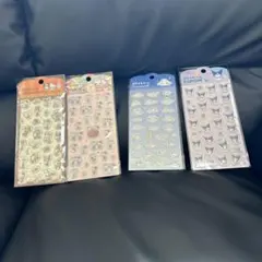 ぷくっとシール　サンリオ　4種セット　キャンドゥ