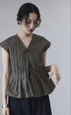 THE SHINZONE OPEN RIBBON BLOUSE - メルカリ