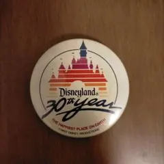 ★希少★ビンテージ★LA ディズニーランド 30周年記念缶バッジ