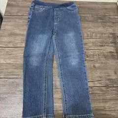 デニム　ストレートパンツ 110cm