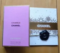 シャネルカメリアブレスレットとCHANCE Eau Fraîche サンプル