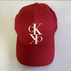 新品未使用 Calvin Klein Jeans ベースボールキャップ レッドのサムネイル