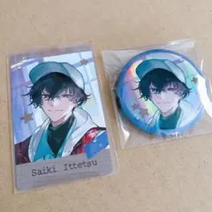 【にじさんじ】佐伯イッテツ缶バッジ＆チェキ