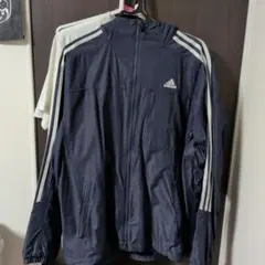 adidas ネイビー ウィンドブレーカー 上3XL,下2XL