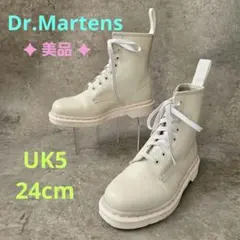美品 Dr.Martens 1460 8ホールブーツ ホワイト UK5 24cm