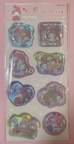 【正規品】サンリオ　ウォーターシール　マイメロ　サンスター文具　即日発送