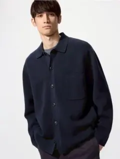 UNIQLO ミラノリブシャツカーディガン