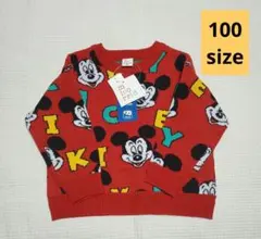 新品◇ ディズニー ミコリッド チマジロ ミッキー セーター ニット 赤 100