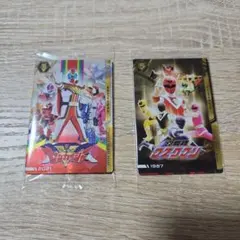 イタジャガ スーパー戦隊シリーズ 50周年カード 2パック4枚セット 未開封