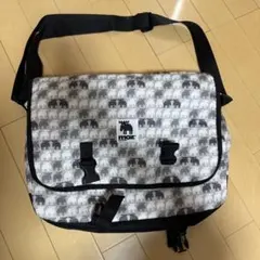 moz 象柄 ショルダーバッグ グレー/ブラックのサムネイル