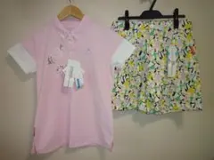 【新品M】le coq golf ルコックスポルティフゴルフ　セットアップ