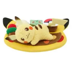ポケモンカフェ カフェ風プレートぬいぐるみ ピカチュウ ポケモンセンター限定