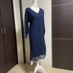 【マーキュリーデュオ】ワンピース　ネイビー