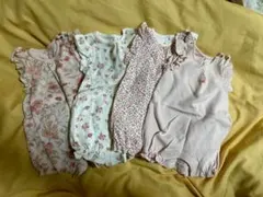 next新生児夏用ロンパース 3点セット